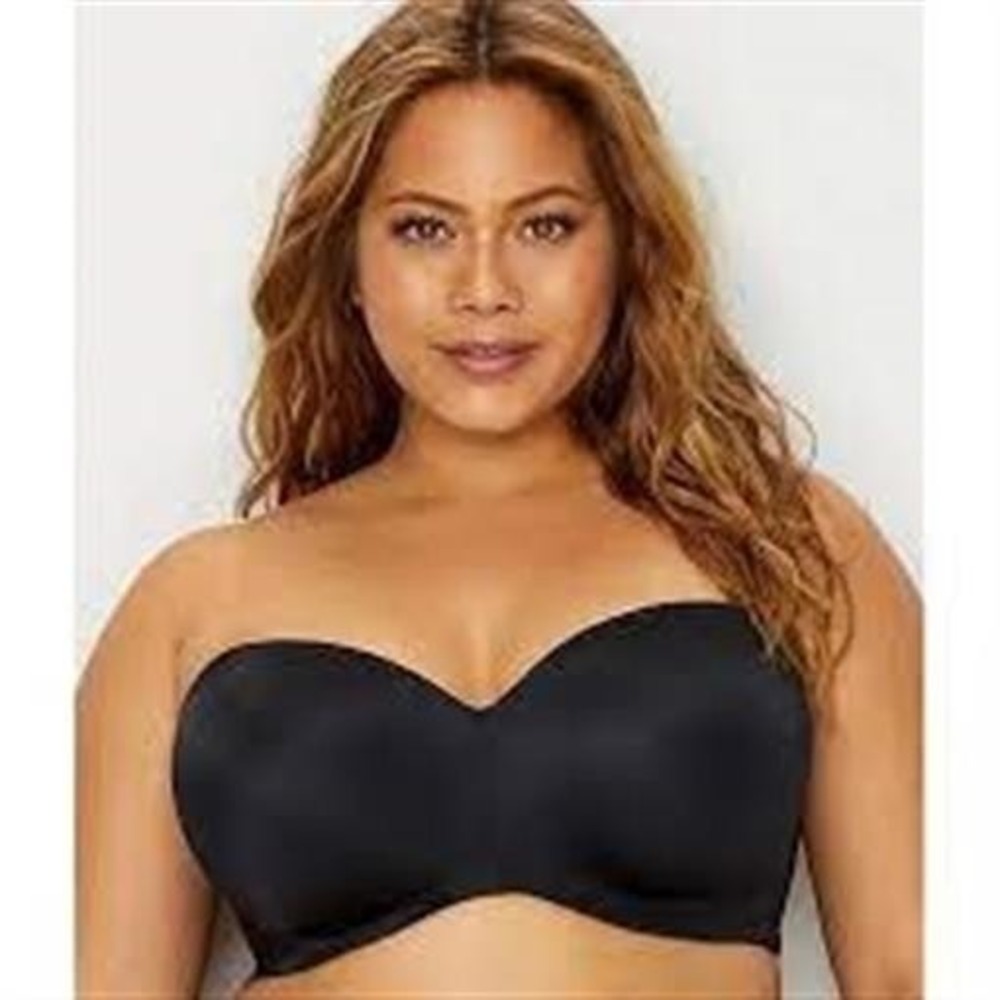 NWOT Curvy Couture 36DD Smooth Strapless Multi-Way Bra 132386